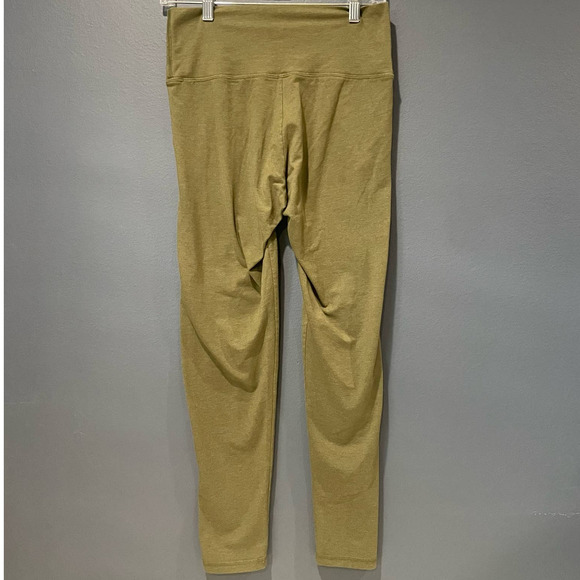 Aerie Womens Cutout Leggings Size L Olive Green - Picture 2 of 10